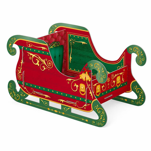 Christmas present sleigh - present,