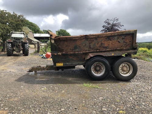 Ton dump trailer - dump,