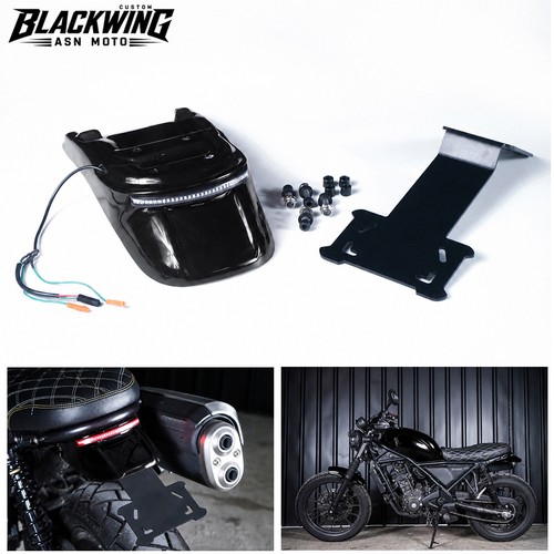 Black rear fender - fender, fairing