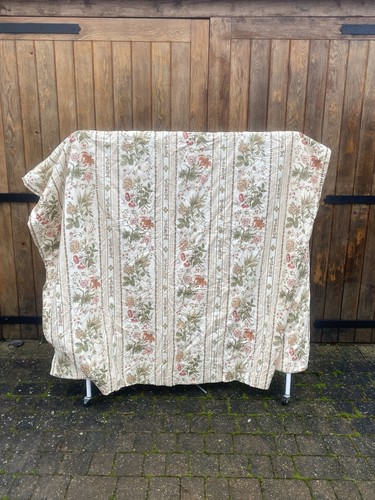 Vintage cotton linen - cotton, floral