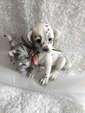 Leonardo "Soft Impressions" Cat And Dalmation Puppy Ornament