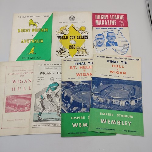 Vintage rugby league programme - vintage,
