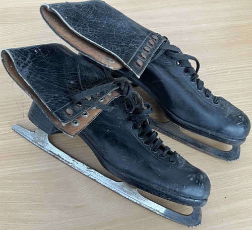 Vintage fagan ice skates - mk,