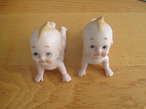 Vintage twin bisque kewpie - vintage,