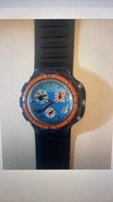 Rare Swatch Aquachrono Tracking Surf Ride or Die SBN400 Chronograph Watch