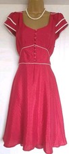 Vintage 1940s 1950s Style Red
