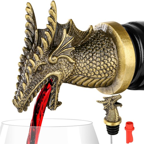 Dragon head wine bottle - dragon, 2-in-1