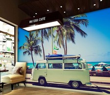 3D Summer Van N06798 Wallpaper
