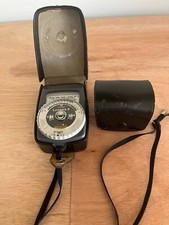 Gossen Lunasix 3 Light Meter with Case+attachement  respond to light see Video