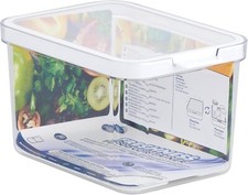 Fridge Food Storage Container With Lid Large 2.15L Easy Open Handle BPA Free