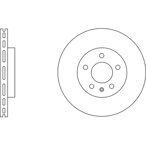 Brake discs vented - brake, opel