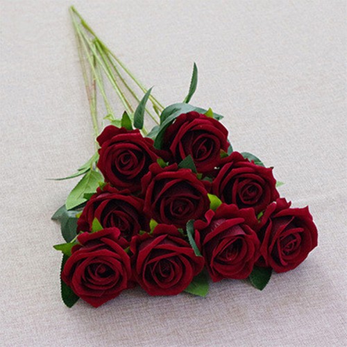 10x artificial single rose - artificial,