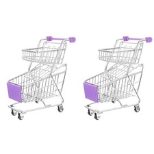  2 Count Mini Shopping Cart