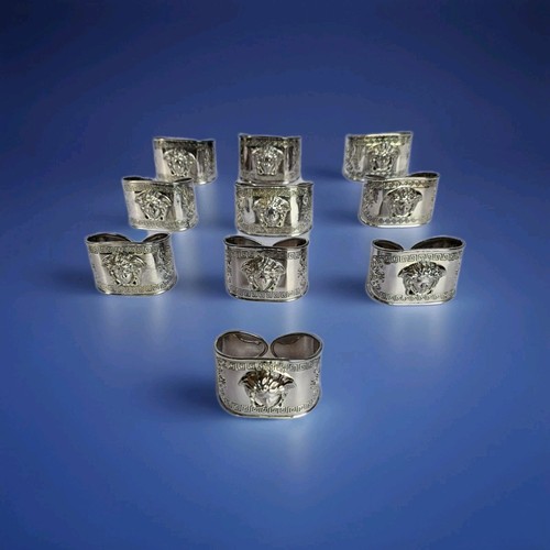 Versace sterling silver napkin - silver,