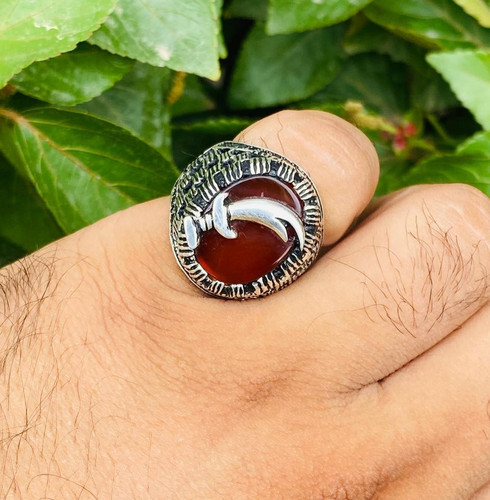 Sword agate ring maola ali - agate,