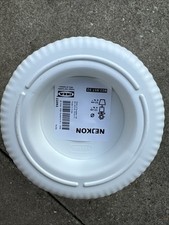 x 2 - White 12cm Plant Pots