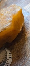 Raw Gem Stone ? Crystal Rock ? Amber Coloured