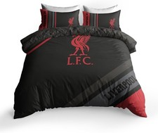 Liverpool FC Double Duvet Dark Rayz Reversible Pillow case Official Licensed