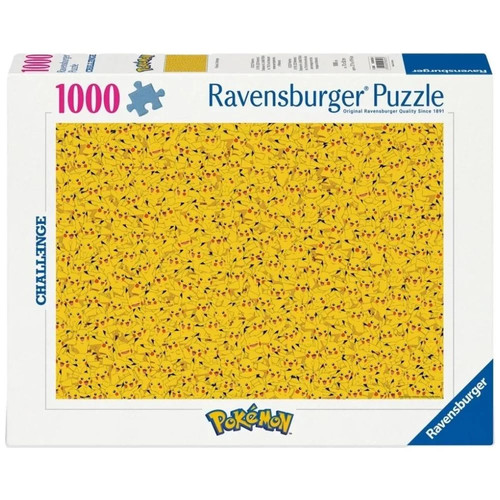 Puzzle 1000 pokemon pikachu - puzzle,
