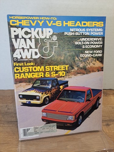 Pickup van and 4wd - 4wd, november