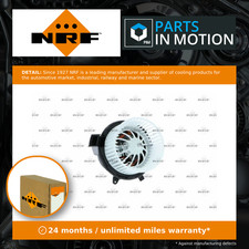 Interior Blower Motor fits CITROEN C3 Mk2 VTi 1.0 2012 on ZMZ(EB0) Heater NRF