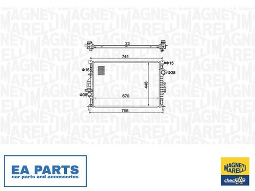 Radiator engine cooling for - engine,
