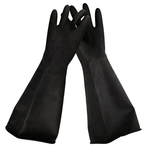 45cm heavy duty latex gloves - heavy,