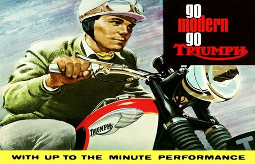 Vintage 1960 triumph - vintage,