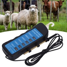 Electric Farm Fence Tester Voltage Meter 10000V Waterproof With 6pcs Light