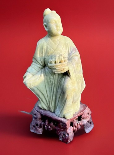 Asian soapstone scholar - asian,