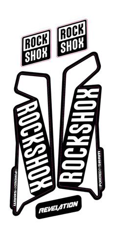 Rockshox revelation fork decal - rockshox,