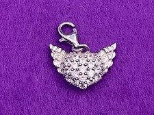 Thomas Sabo Silver &  Winged CZ Heart Charm 