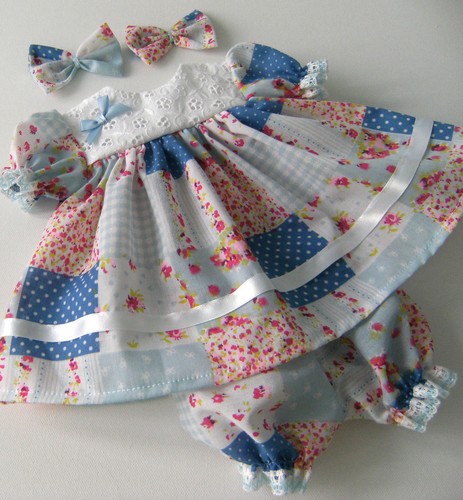 Patchwork dress x clips - dress,, 2