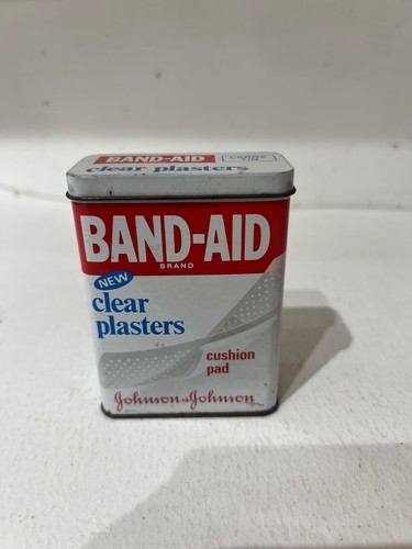 Vintage 1970s tin band aid - 1970s,