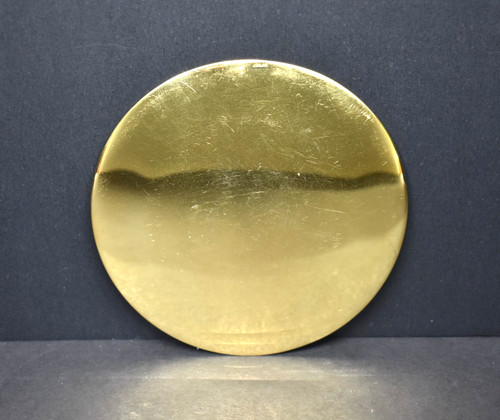 Antique sterling silver disk - antique,