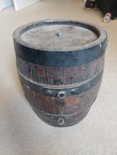 Vintage wooden barrel keg - wooden,