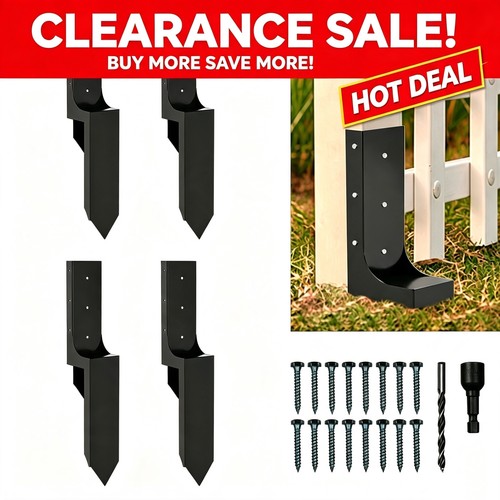 Fence post repair - kit, 4