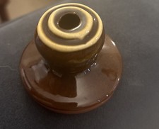 Vintage BUTTER PRESS STAMP  floral  design pottery  ceramic VGC 