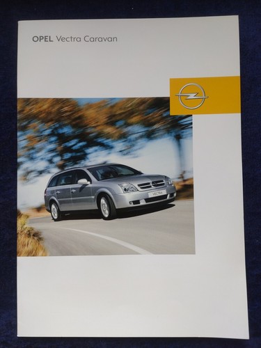 Opel vectra caravan brochure - caravan,