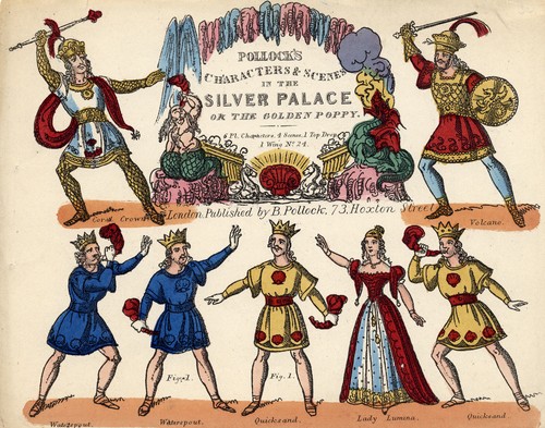 Toy theatre play the silver - -,