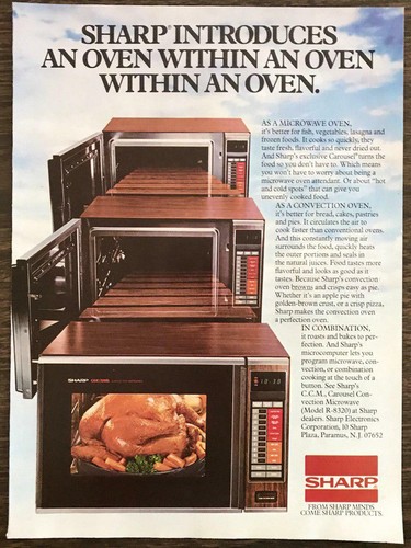 1981 sharp carousel convection - 1981,