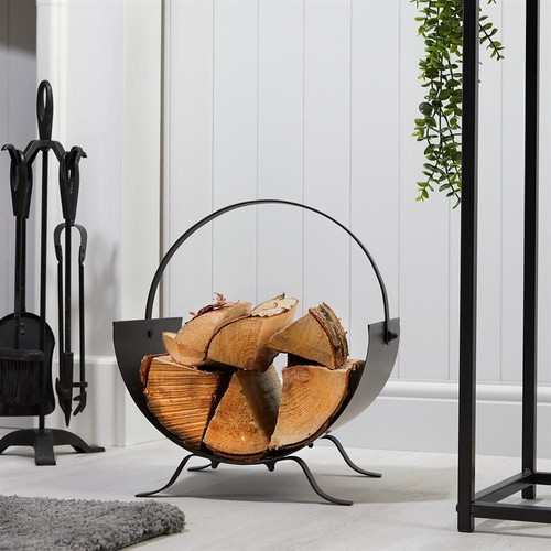 Wood kindling log store holder - wood,