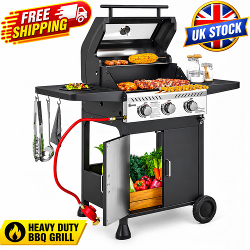 Outsunny burner gas bbq - outsunny, 4+1