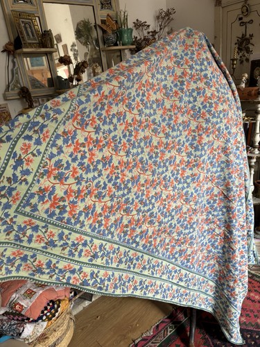 Vintage indian cotton block - indian,