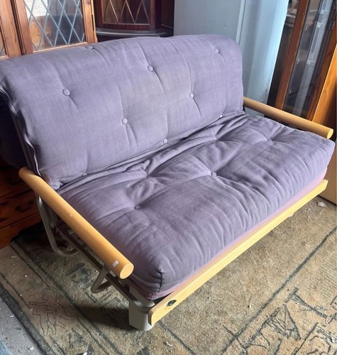 Ikea wooden double futon sofa - ikea,