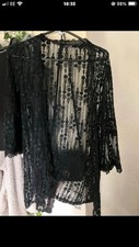 tk maxx Black Lacy Cardigan