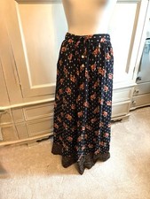 URBAN GYPSY MULTI COLOUR ELEPHANT PRINT HIPPY BOHO MAXI SKIRT SIZE XS WITH TAG