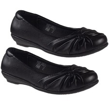 GIRLS BLACK SHOES SCHOOL SHOES