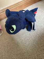 Dreamworks 2015 How to train your dragon toothless plush toy blue 