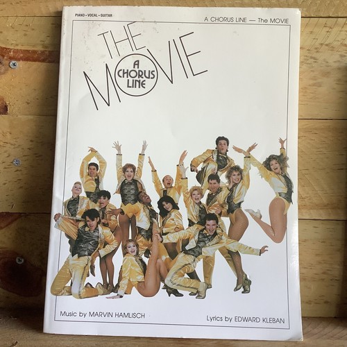 Chorus line vintage sheet - a,
